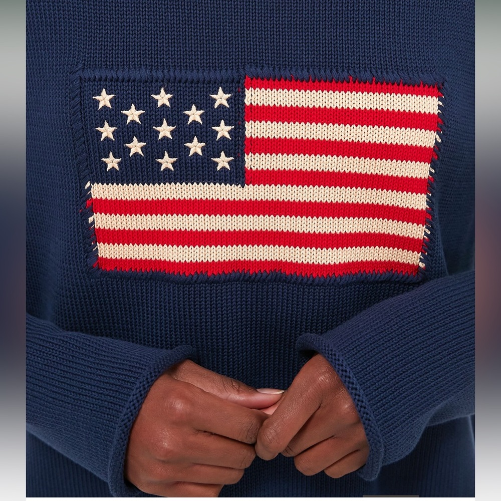 NWT Tuckernuck Navy Americana Sweater - Size XL - Picture 6 of 15